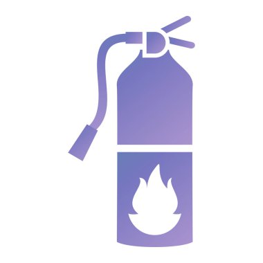 Yangın söndürme ikonu. vektör illüstrasyonu