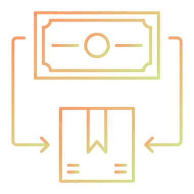 color delivery icon vector illustration