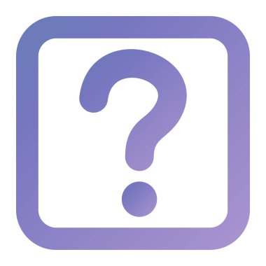 Soru işareti. Web simgesi