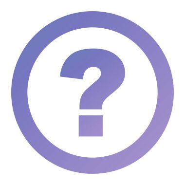 Soru işareti. Web simgesi