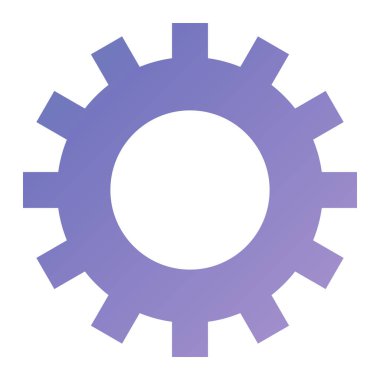 dişli simgesi vektör illüstrasyonu