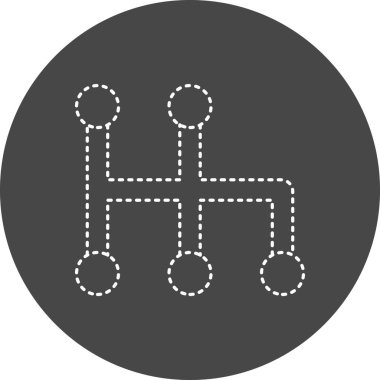 Gear shift. web icon simple design