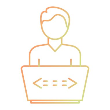 seo modern simgesinin vektör illüstrasyonu