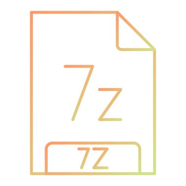 dosya biçimi simgesi, vektör illüstrasyonu