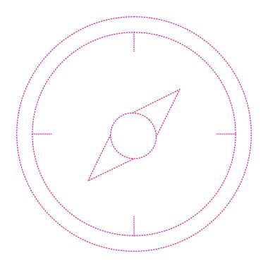 Pusula simgesi vektör resimlemesi