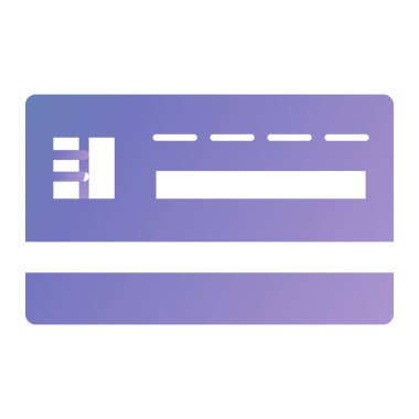 Kredi kartıyla. Basit resimleme