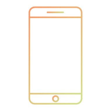 Akıllı telefon. Web simgesi basit tasarım