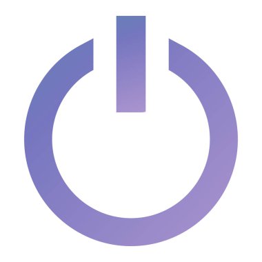 Güç. Web simgesi basit illüstrasyon