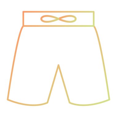 Pantolon. Web simgesi basit illüstrasyon