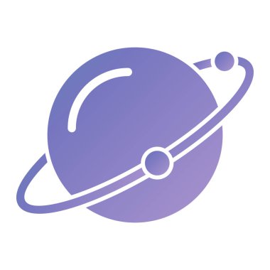 planet earth icon. simple illustration of space vector icons for web