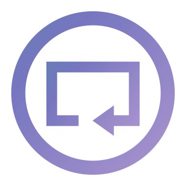 Yükle. Web simgesi basit illüstrasyon