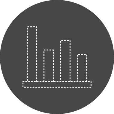 Sütun modern simge vektör illüstrasyonu