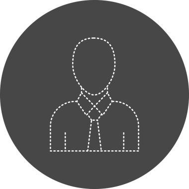 İnsan simgesinin vektör illüstrasyonu