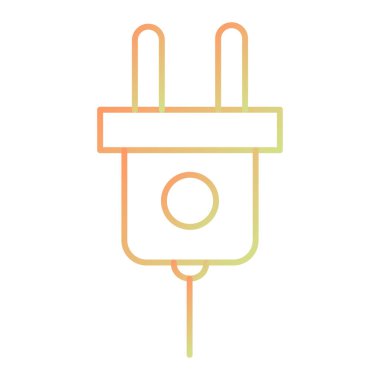 Tak vektör simgesi. Düz çizim. 10 saniye.