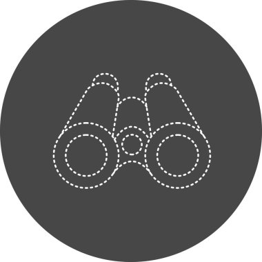 Dürbün simge vektör çizim