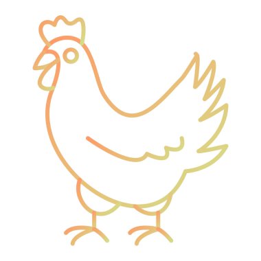 Çizgi film kuşunun vektör çizimi