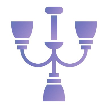 Avize. Web simgesi basit illüstrasyon