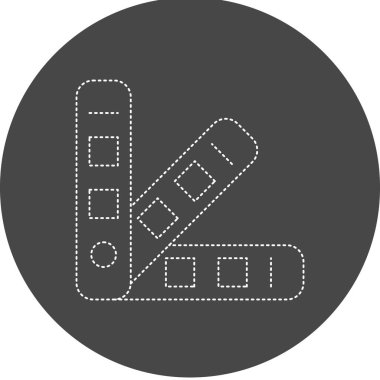 Pantone modern simge vektör illüstrasyonu