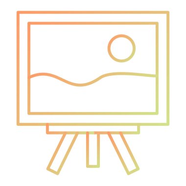 Resim simgesinin vektör illüstrasyonu