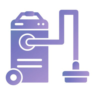 vacuum cleaner icon. simple illustration of cleaning machine vector icons for web