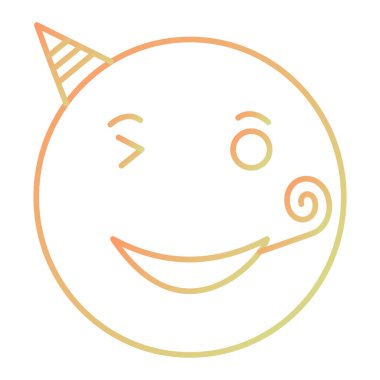 vector illustration of face emoticon icon