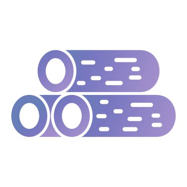 Bir ağaç simgesinin vektör illüstrasyonu