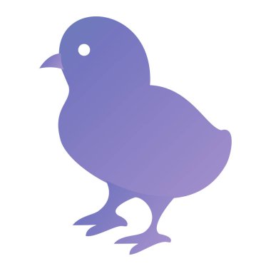 Kuş simgesi. vektör illüstrasyonu