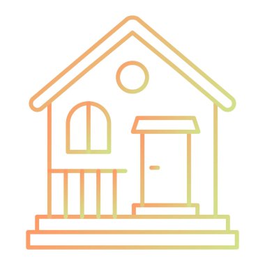 ev simgesi vektör illüstrasyonu