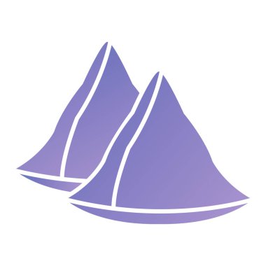 dağ ikonu vektör illüstrasyonu