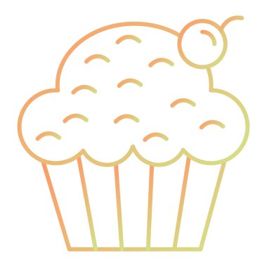 Tatlım. Web simgesi basit illüstrasyon