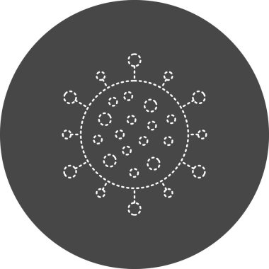 Covid-19 virus icon, simple illustration