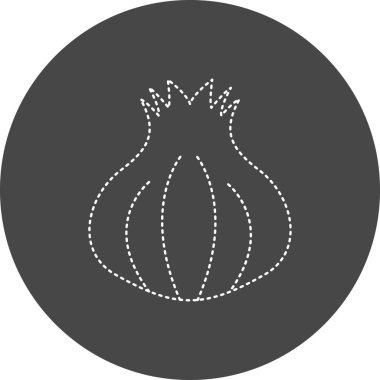 Sebze simgesinin vektör illüstrasyonu