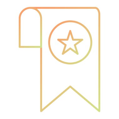 yıldız simgesi vektör illüstrasyonu