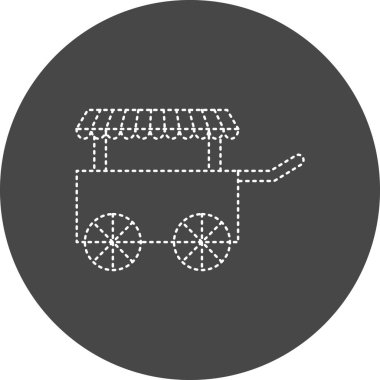 dondurma simgesi, vektör illüstrasyonu 