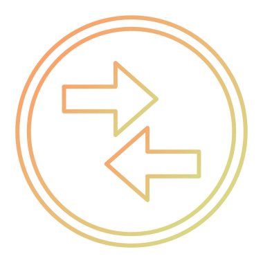 Modern b 'nin vektör illüstrasyonunda okun eksik simgesi