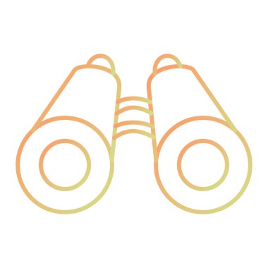 dürbün simgesi. vektör illüstrasyonu