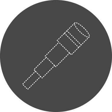 Spyglass. Web simgesi basit illüstrasyon