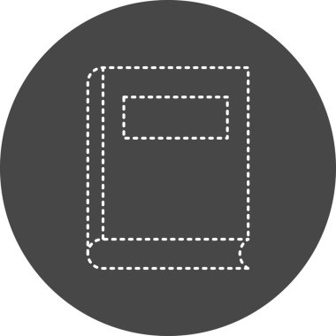 Kitap. Web simgesi basit illüstrasyon