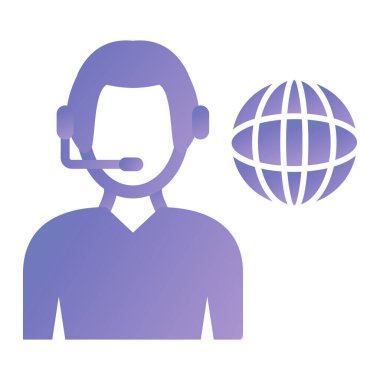 call center support icon vector illustration graphic design