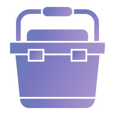 Alet çantası. Web simgesi basit tasarım