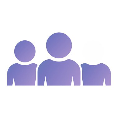 insanlar simge vektör illüstrasyonu