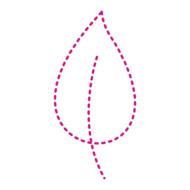 Yaprak simgesi. vektör illüstrasyonu