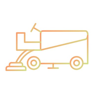 forklift simge vektör illüstrasyonu