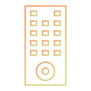 Cep telefonu. Web simgesi basit illüstrasyon