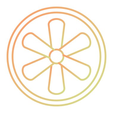 limon ikonu. vektör illüstrasyonu