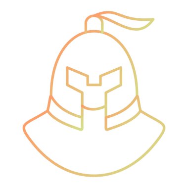 firefighter helmet icon vector. thin line sign. isolated contour symbol illustration