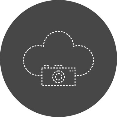 Cloud Camera. web icon simple design