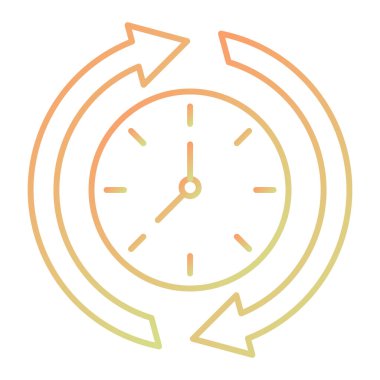 vector clock icon vector illustration