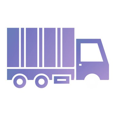 Kamyon. Web simgesi basit illüstrasyon