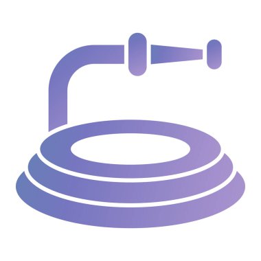 Modern çizgi film simgesinin vektör illüstrasyonu